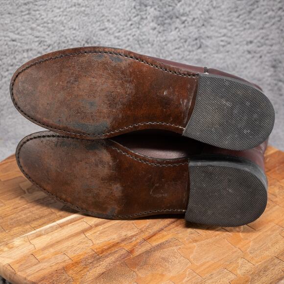 Vintage Unbranded Womens Boots Brown Size 6.5 M Model 18049 Made In USA - Picture 8 of 9